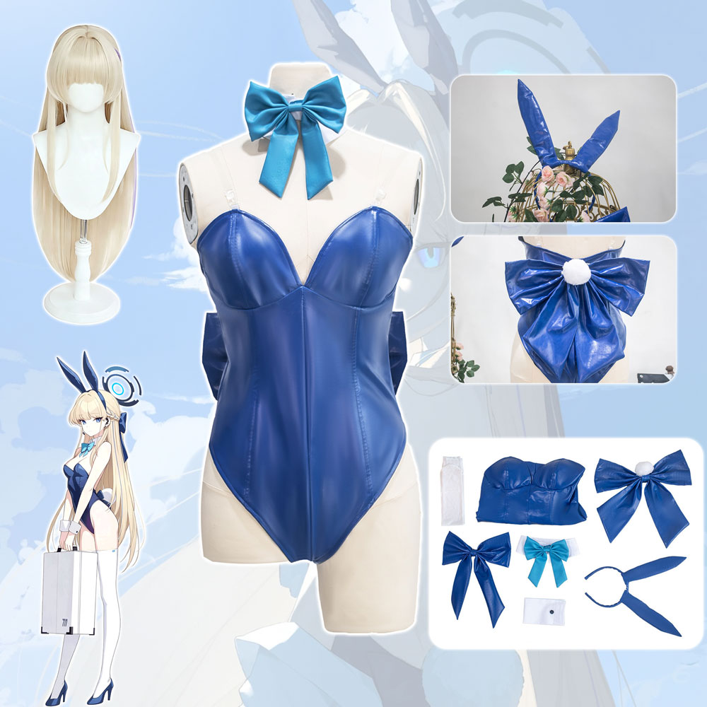 Party Games Bunny - Disfraz de Cosplay de Bunny Girl