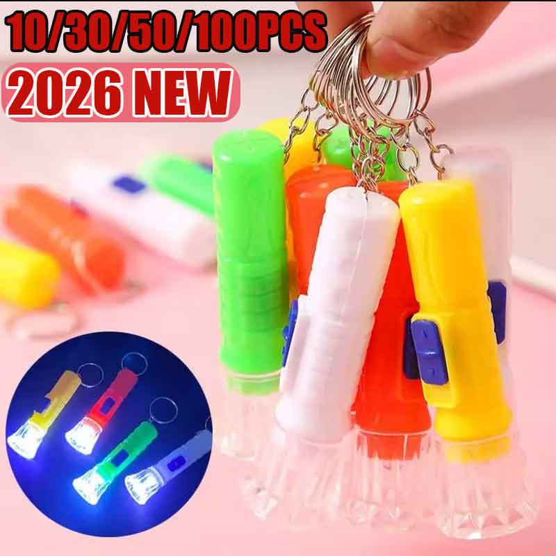 Kids Party Games - 10/30/50/100PCS Mini Linterna LED de Juguete