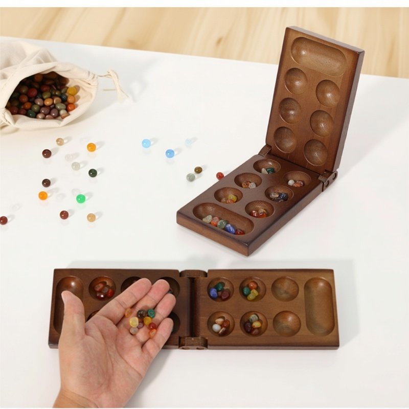 Party Family Games - Juego de ajedrez africano Mancala antiguo,