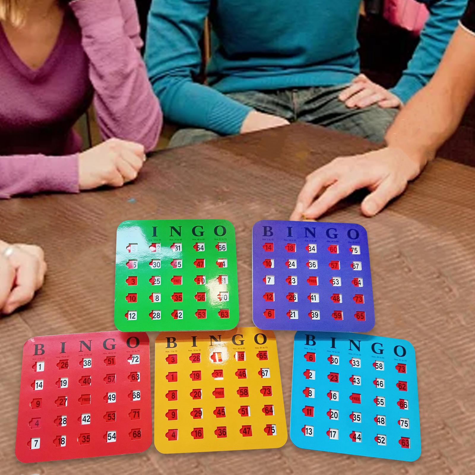 Party Games Bingo - 5 piezas de cartón de bingo
