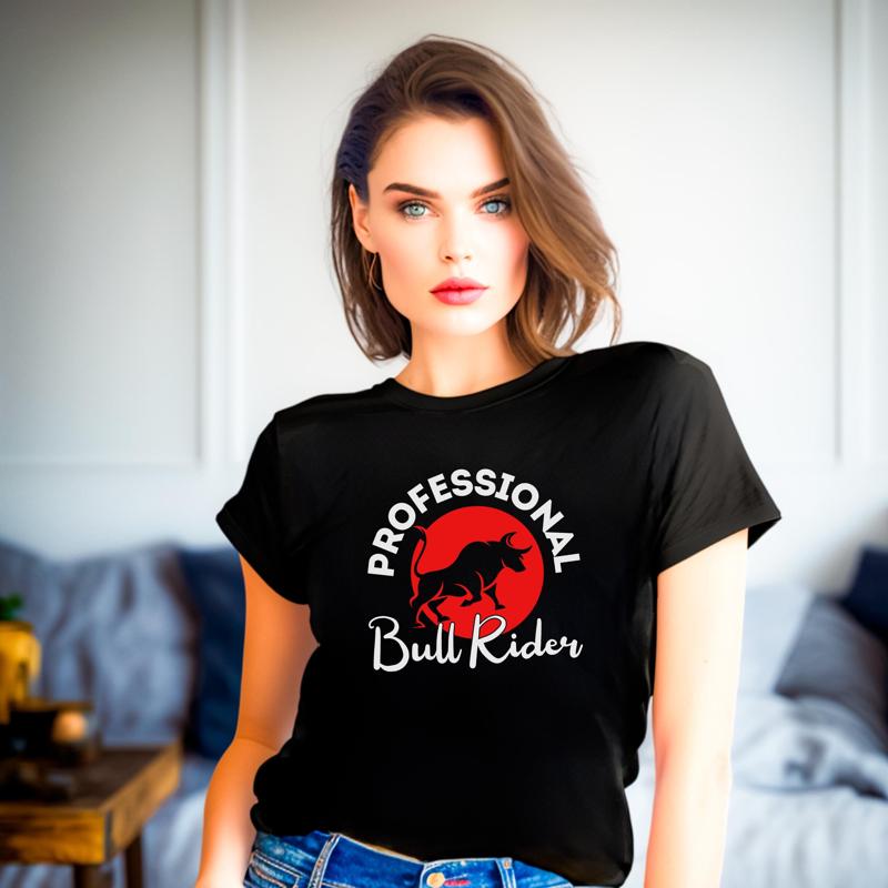 Party Family Games - Camiseta profesional Bull Rider, traje de
