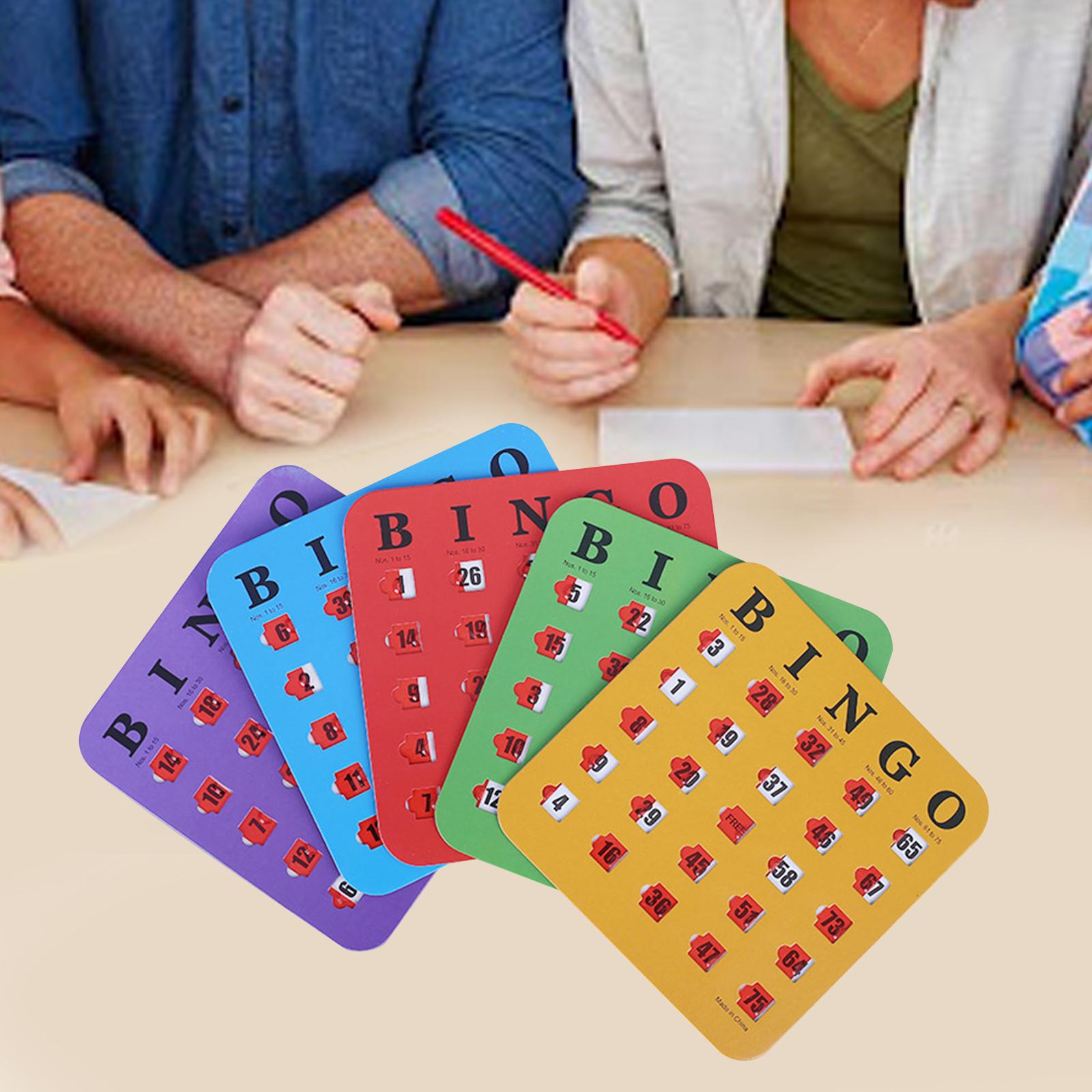 Party Games Bingo - 5 piezas de cartón de bingo