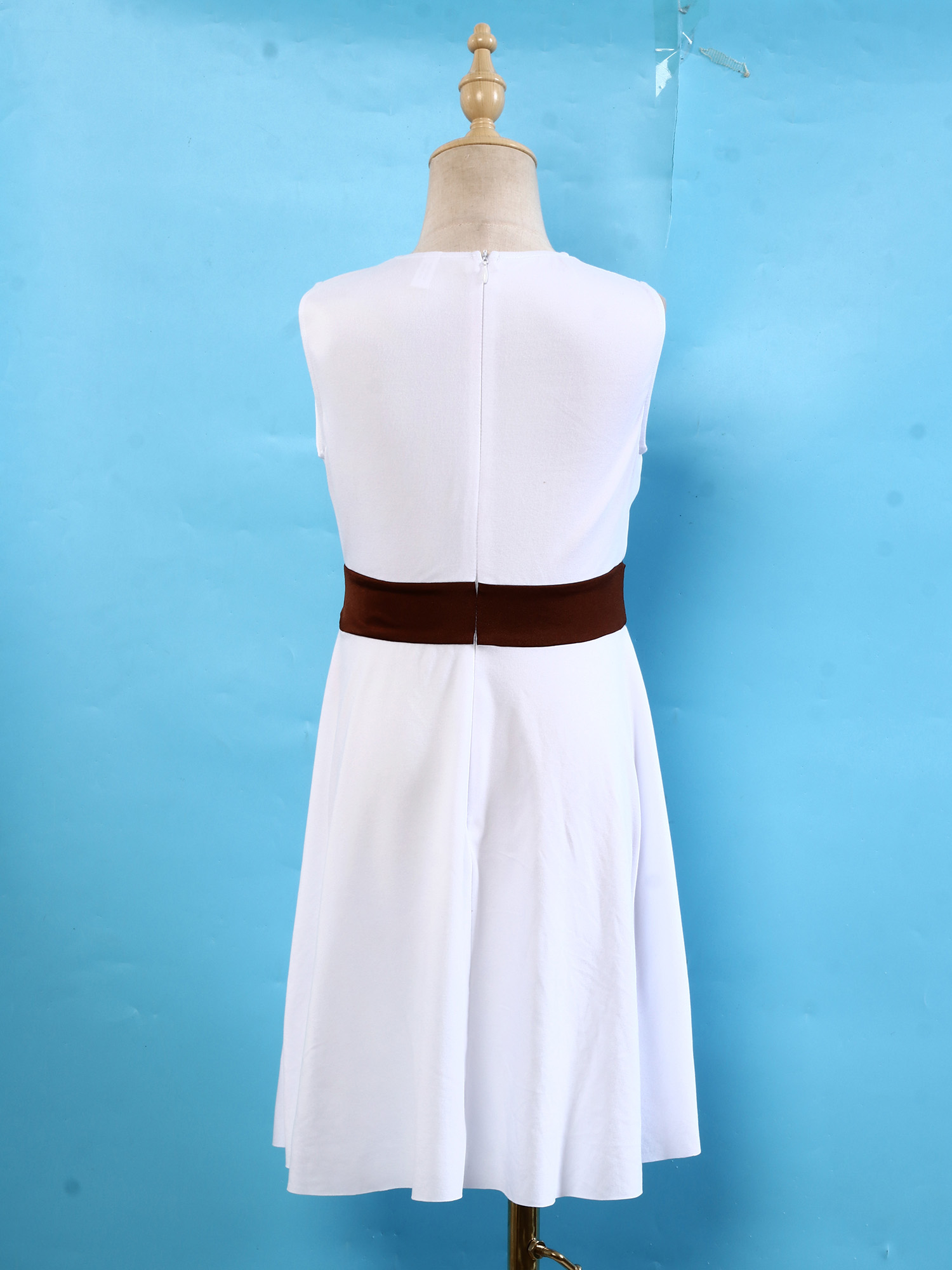 Kids Party Games - Vestido plisado sin mangas con cuello