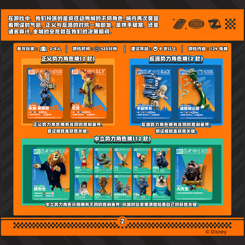 Juego de mesa Disney Zootopia  - Zootopia Party Games reseña y precio