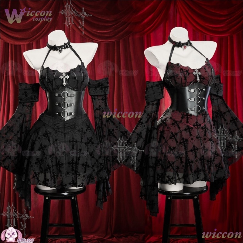 Vestido Gótico Original con Cu - Party Games Crossplay reseña y precio