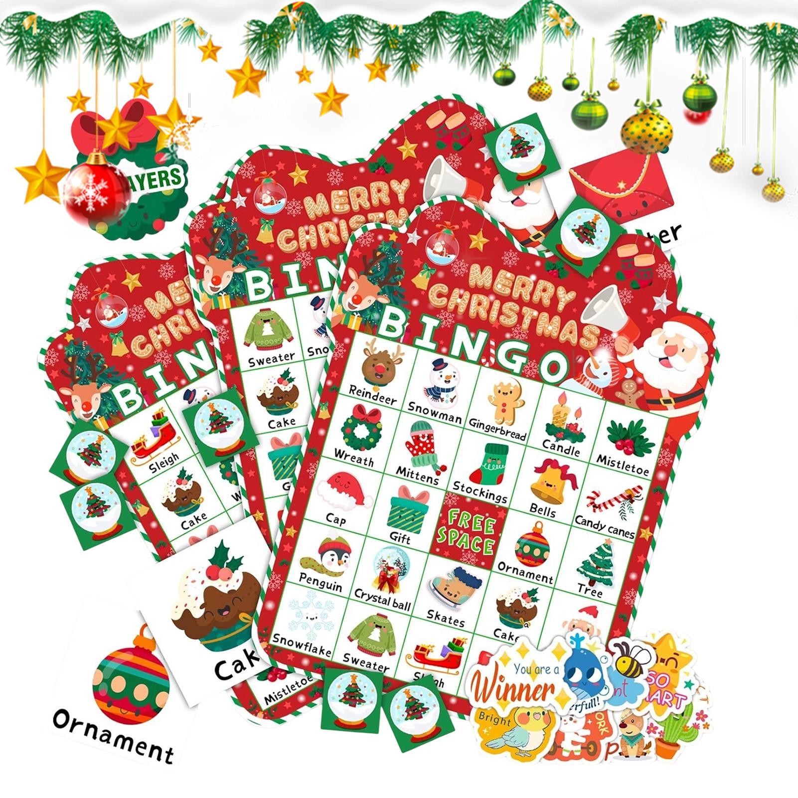 Juego de bingo navideño Juego  - Party Games Bingo reseña y precio