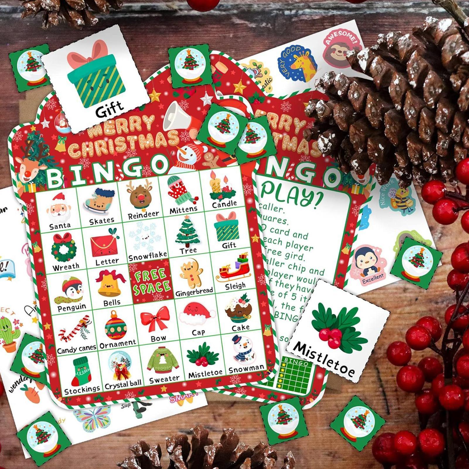 Juego de bingo navideño Juego  - Party Games Bingo reseña y precio