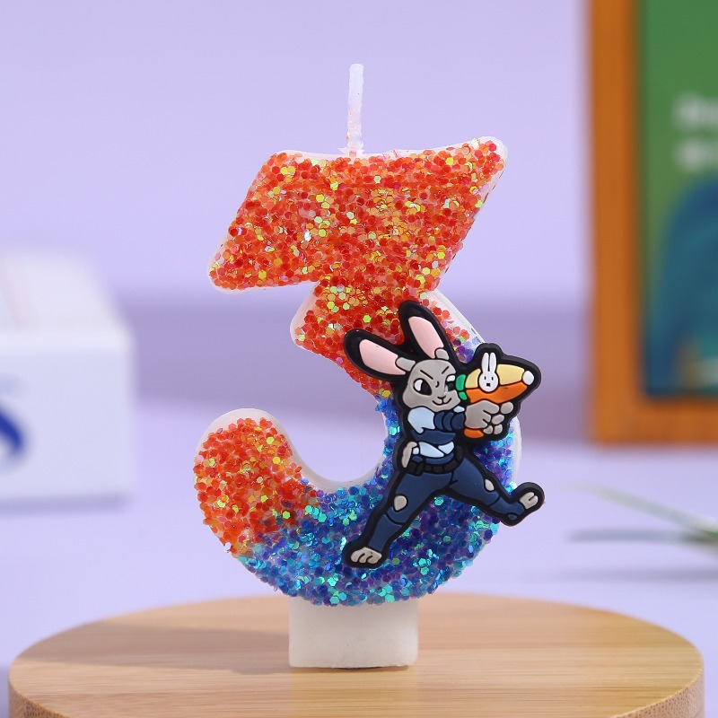 Velas de Cumpleaños 3D con Núm - Zootopia Party Games reseña y precio