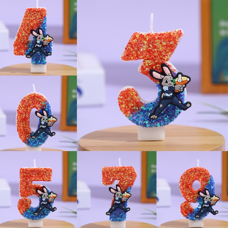 Velas de Cumpleaños 3D con Núm - Zootopia Party Games reseña y precio