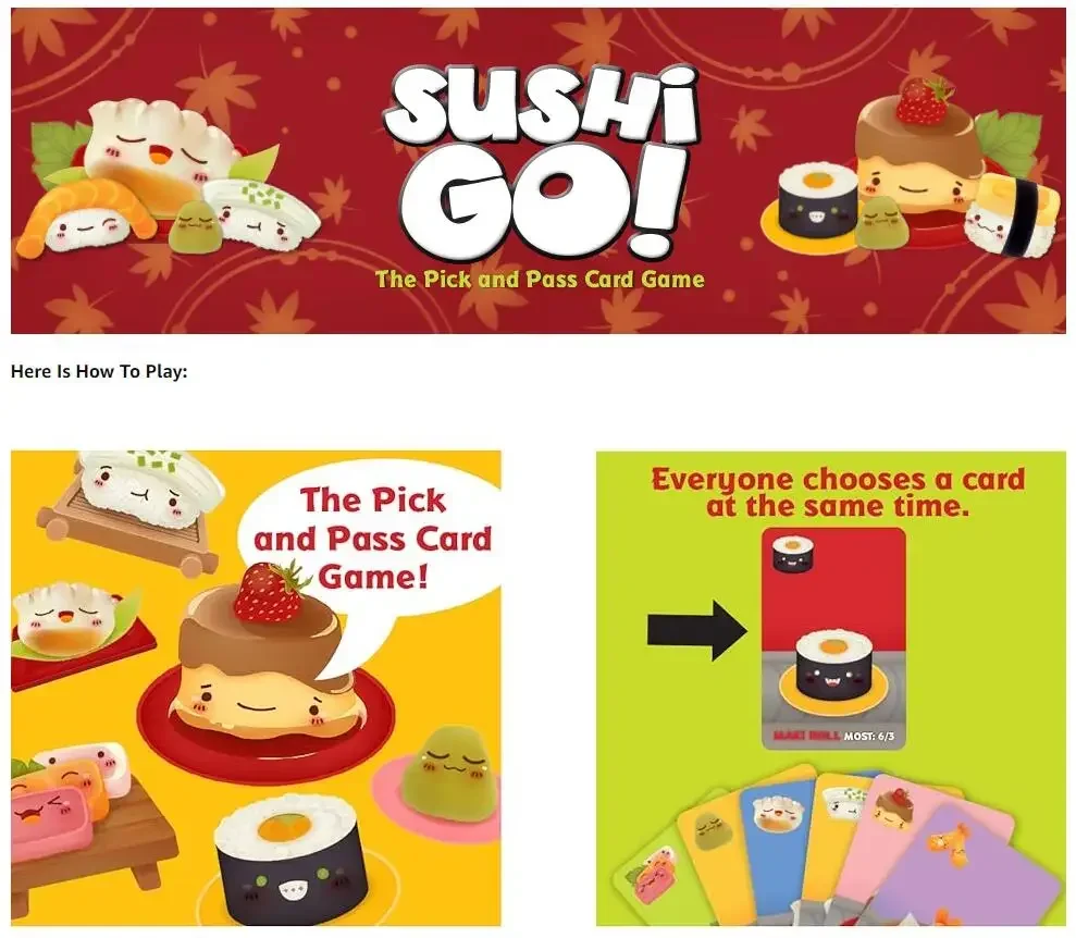 Sushi Go, juego de cartas: ¡Su - Party Games Game Pass reseña y precio