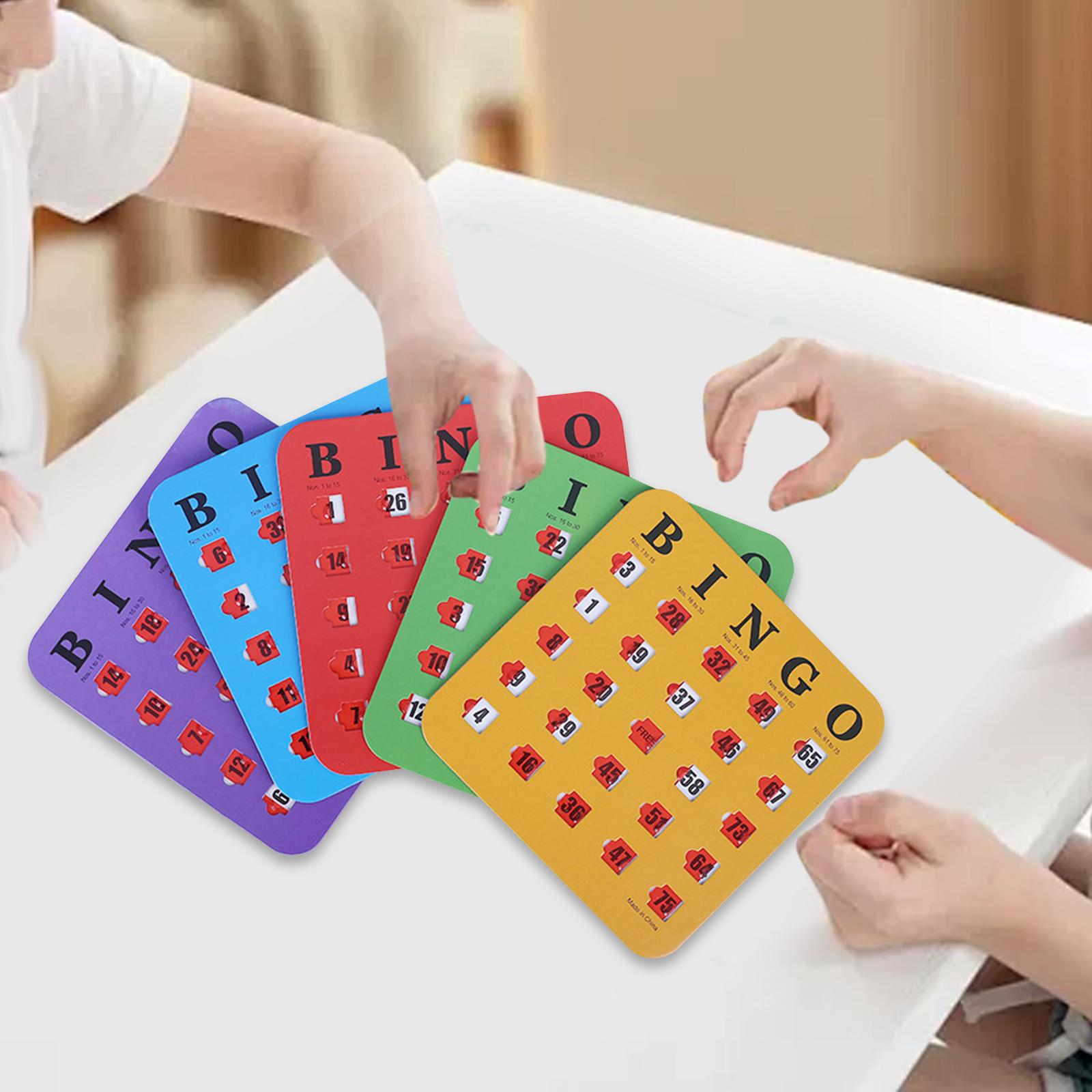 5 piezas de cartón de bingo co - Party Games Bingo reseña y precio