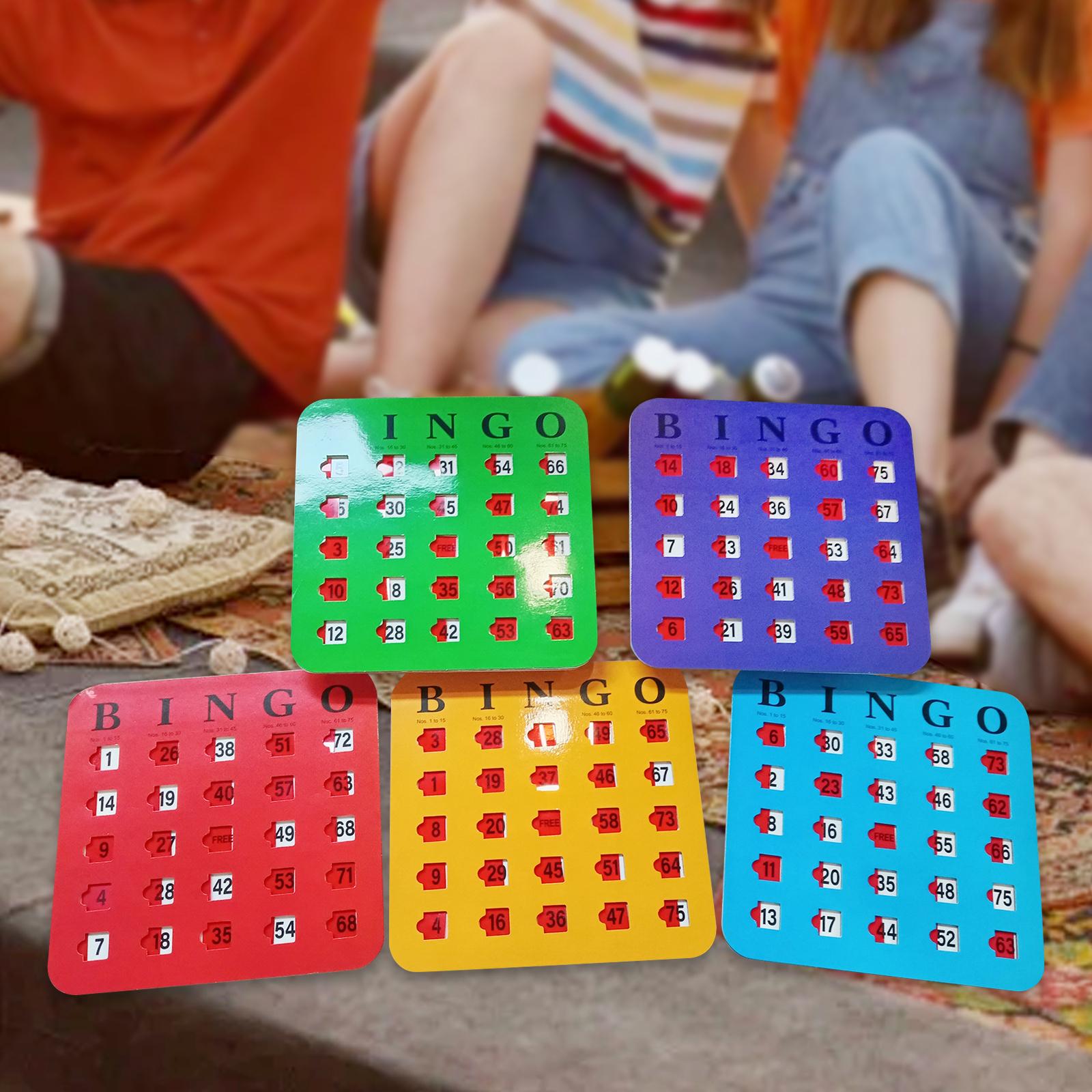 5 piezas de cartón de bingo co - Party Games Bingo reseña y precio
