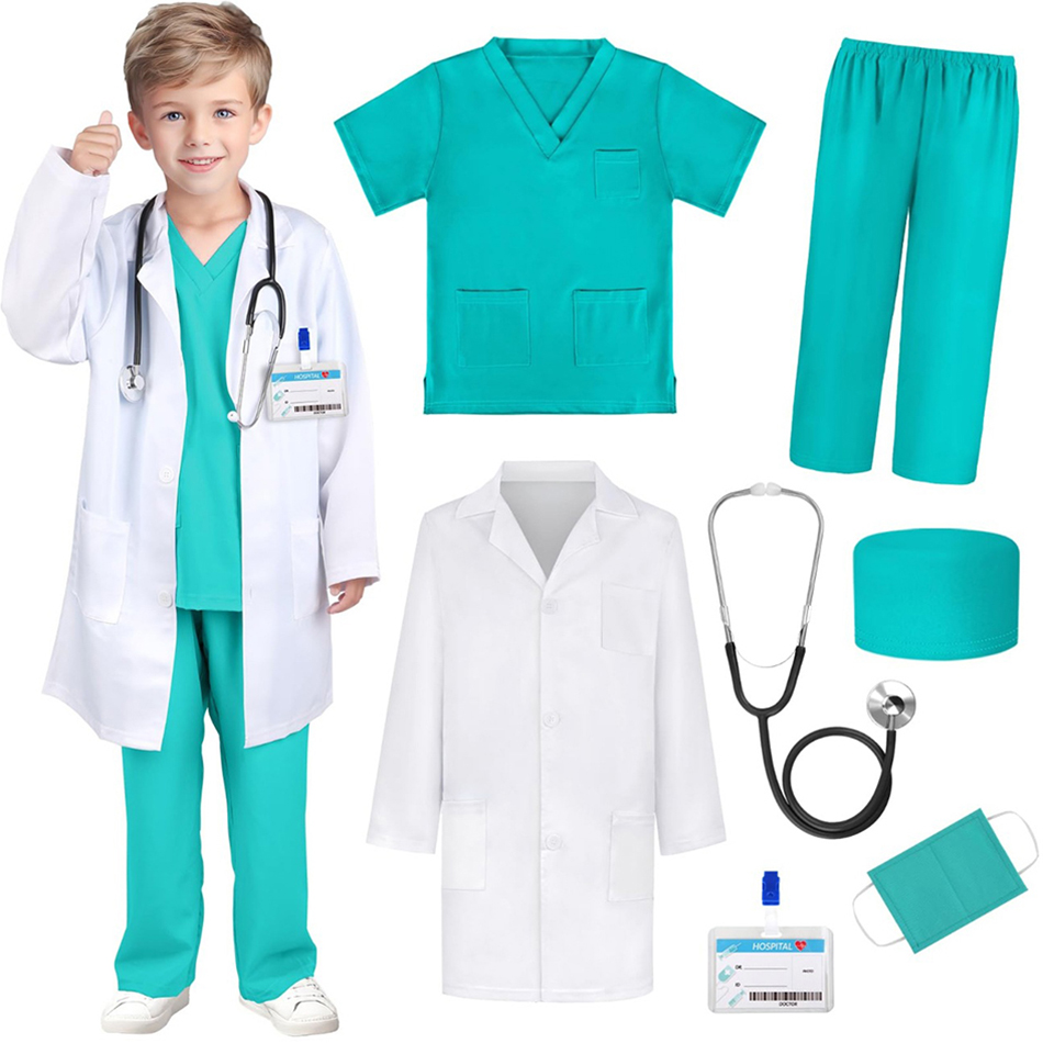 Uniforme de trabajo de médico  - Party Games Crossplay reseña y precio